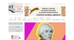 Desktop Screenshot of moreliafilmfest.com